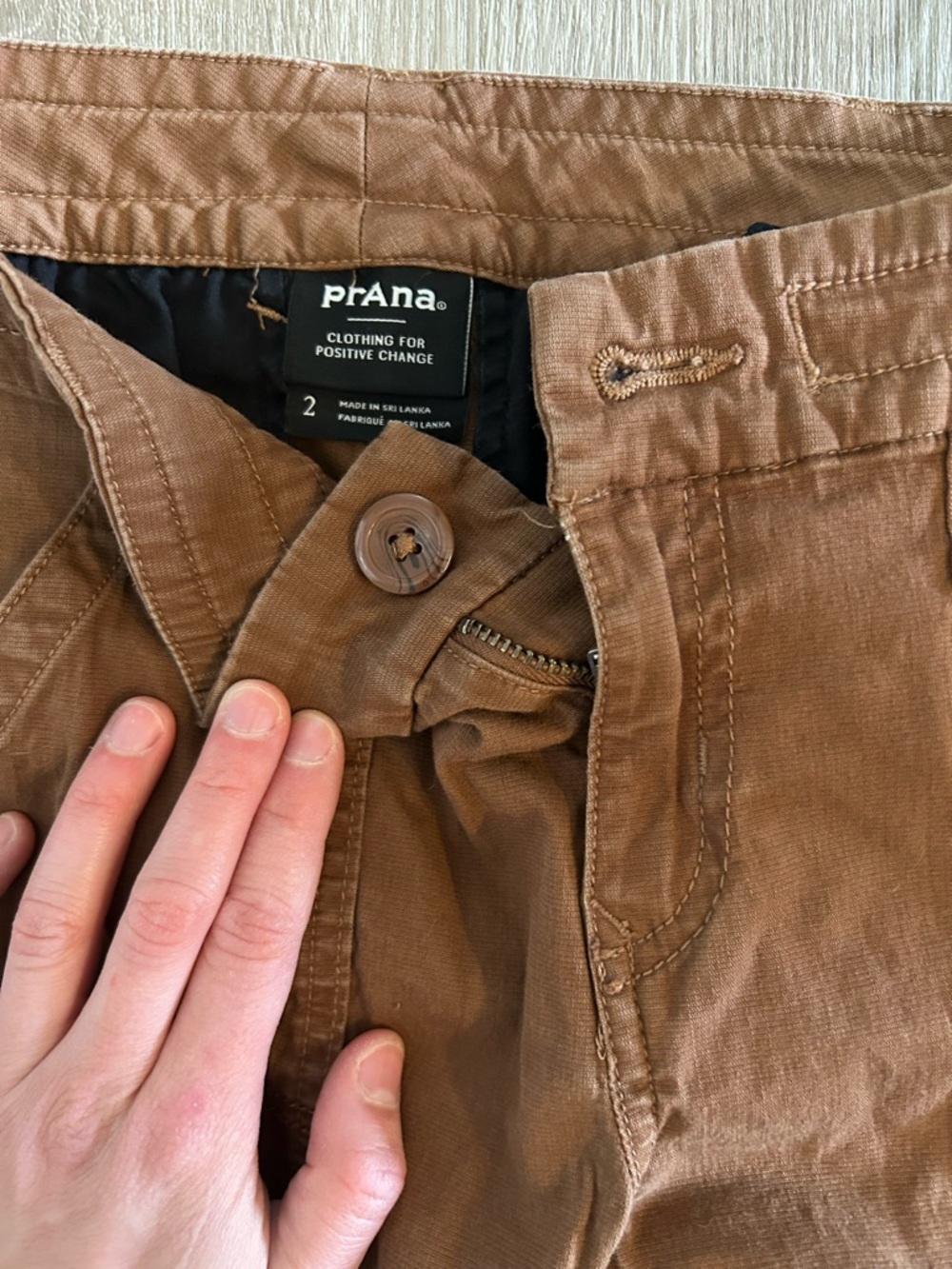 Prana Women’s Size 2 Cargo Pants in Rust Brown - Picture 7 of 8